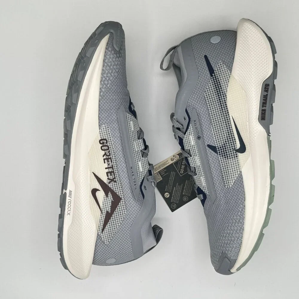 Men's Nike React Pegasus Trail 5 Gore-Tex Cement Grey FQ0908-006 VNDS Sz 7 NEW - Picture 8 of 12